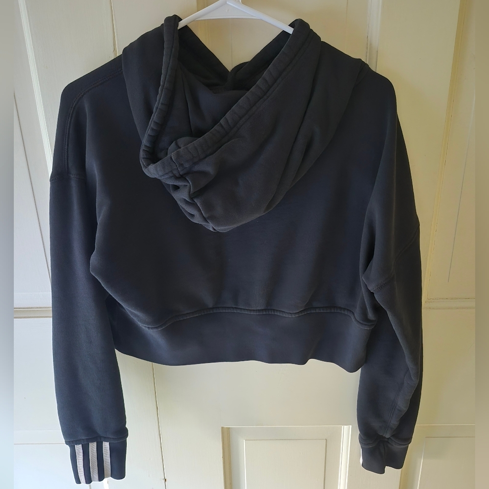 Adidas Originals Women's Vocal Cropped Hoodie Black XS - Picture 6 of 11